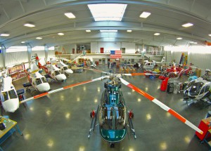 Our new hangar has over 28,500 sq. ft. of floor space.